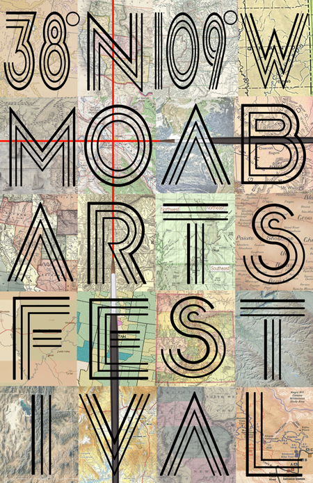 Moab Arts Festival poster art design winner - Alina Murdock